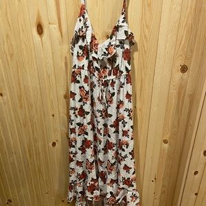 Torrid Floral High Low Dress Size 1